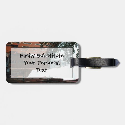 Old North Church of Boston Easy ID Personal Bagagelabel (Achterkant horizontaal)