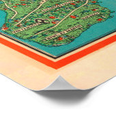 Old NYC Harbor Map (1925)  New York City Poster (Hoek)