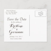 Old Oak Tree - Sla de datum op Aankondigingskaart (Achterkant)