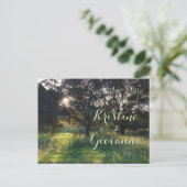 Old Oak Tree - Sla de datum op Aankondigingskaart (Staand voorkant)