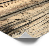 Old oak wood texture background poster (Hoek)