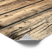 Old oak wood texture background poster (Hoek)