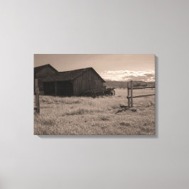 Old Olmstead boerderij Canvas Afdruk