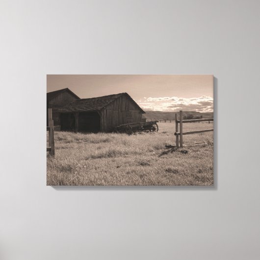 Old Olmstead boerderij Canvas Afdruk (Voorkant)