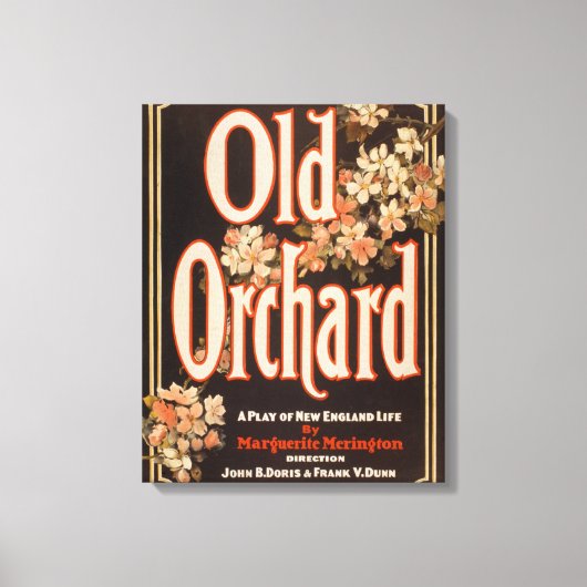 Old Orchard a Play of New England Life Poster Canvas Afdruk (Voorkant)