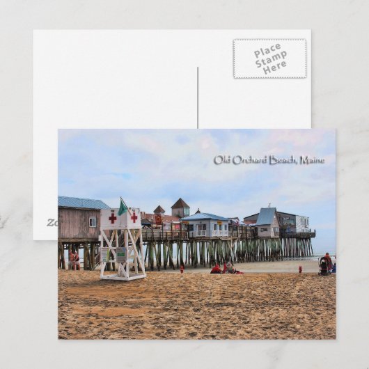Old Orchard Beach Briefkaart (Voorkant / Achterkant)