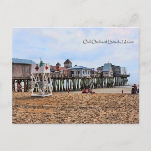 Old Orchard Beach Briefkaart (Voorkant)