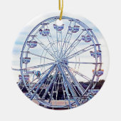 Old Orchard Beach Ferris Wheel New England Keramisch Ornament (Voorkant)