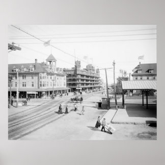 Old Orchard Beach Hotels, 1904 Poster