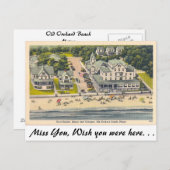 Old Orchard Beach, Maine Briefkaart (Voorkant / Achterkant)