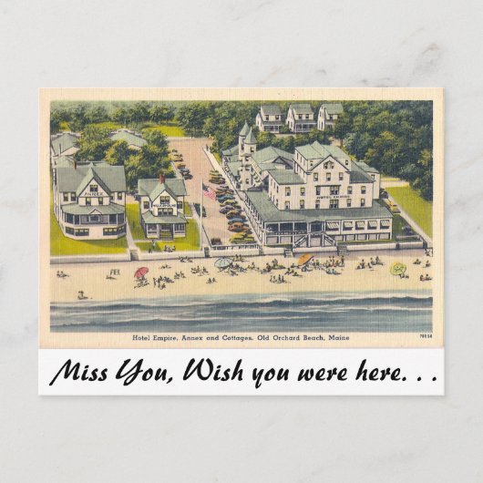 Old Orchard Beach, Maine Briefkaart (Voorkant)