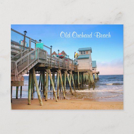 Old Orchard Beach Maine Briefkaart (Voorkant)