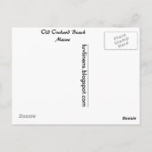 Old Orchard Beach, Maine Briefkaart (Achterkant)