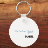Old Orchard Beach Maine City Classic Sleutelhanger (Voorkant)