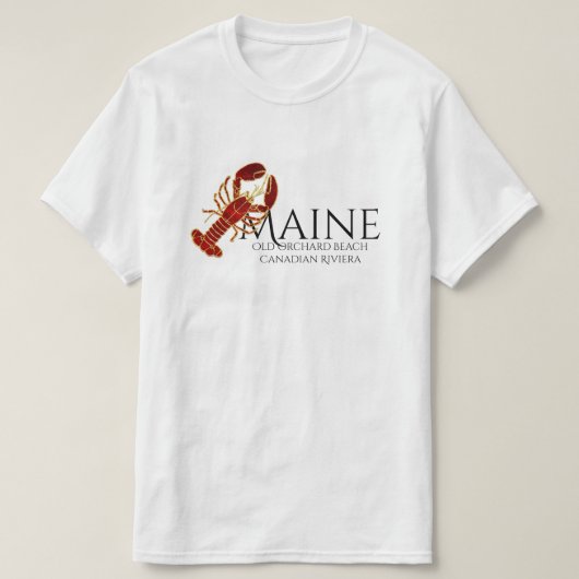 Old Orchard Beach Maine T-shirt (Design voorkant)