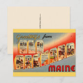 Old Orchard Beach ME  Briefkaart (Voorkant / Achterkant)