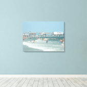 Old Orchard Beach Pier Canvas Afdruk (Insitu (Houten vloer))