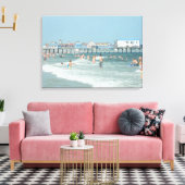 Old Orchard Beach Pier Canvas Afdruk (Insitu (Woonkamer))