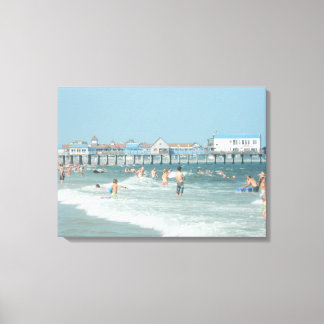 Old Orchard Beach Pier Canvas Afdruk