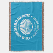 Old Orchard Beach (zeeschelp) Deken (Voorkant Verticaal)