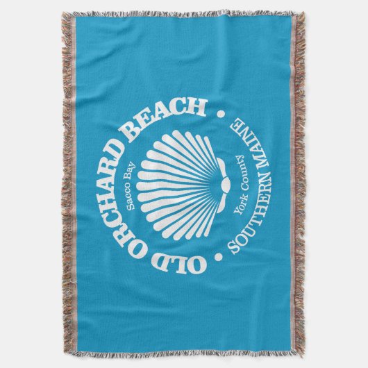 Old Orchard Beach (zeeschelp) Deken (Voorkant Verticaal)
