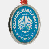 Old Orchard Beach (zeeschelp) Metalen Ornament (Rechts)