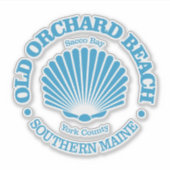 Old Orchard Beach (zeeschelp) Sticker (Voorkant)