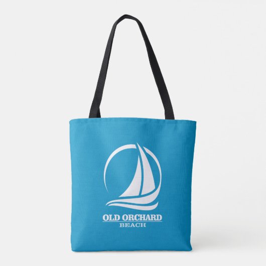 Old Orchard Beach (zeeschelp) Tote Bag (Achterkant)