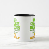 Old Ornery Obnoxious 80th Birthday Gifts Mok (Midden)