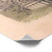 Old Oxfordshire England Map (1850) Poster (Hoek)