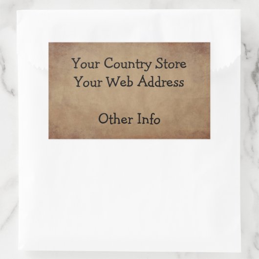 Old Paper Custom Sticker (Tas)