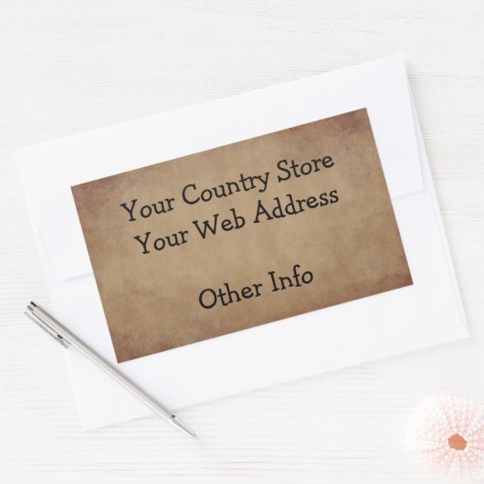 Old Paper Custom Sticker (Envelop)