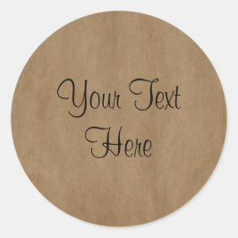 Old Paper Custom Sticker