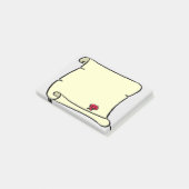 Old Parchment Scroll Style Post-it® Notes (Schuin)