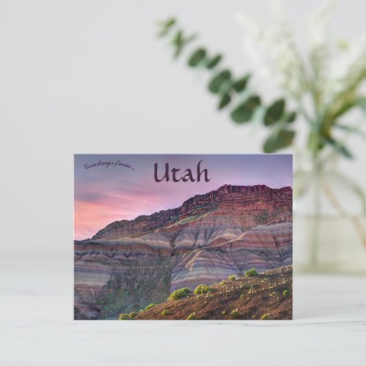 Old Paria Utah Briefkaart (Staand voorkant)