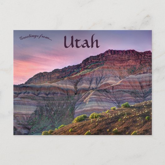 Old Paria Utah Briefkaart (Voorkant)