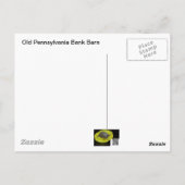 Old Pennsylvania Bank Barn Briefkaart (Achterkant)