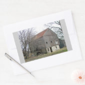 Old Pennsylvania Bank Barn Rechthoekige Sticker (Envelop)
