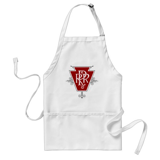 Old Pennsylvania Railroad Logo Apron Standaard Schort (Voorkant)