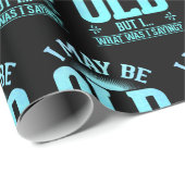 Old People Joke Men Cadeaupapier (Rol Hoek)