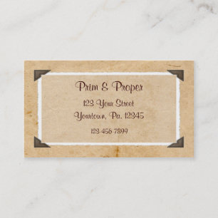 Old Photo Custom Photo Visitekaartje