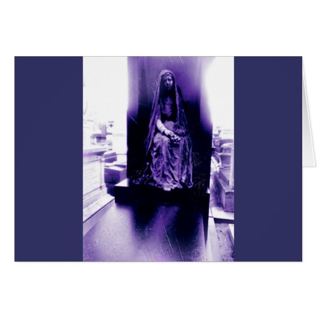 Old Photo Paris Cemetary (Voorkant Horizontaal)