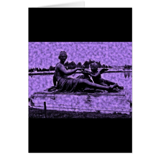 Old Photo Versailles Fountain (Voorkant)