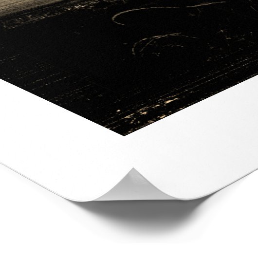 "Old photoshop"-poster taekwondo Poster (Hoek)