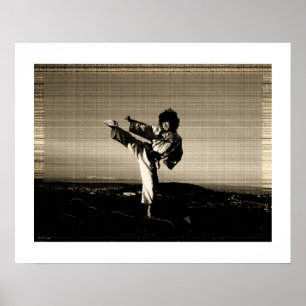"Old photoshop"-poster taekwondo Poster