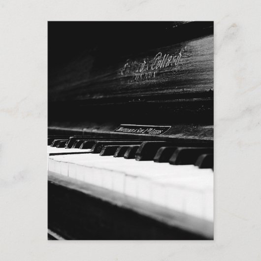 Old Piano Briefkaart (Voorkant)