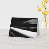 Old Piano Kaart (Gele Bloem)