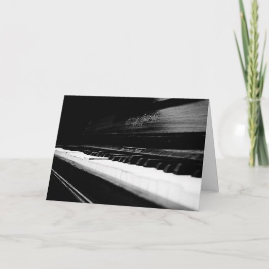 Old Piano Kaart (Voorkant)