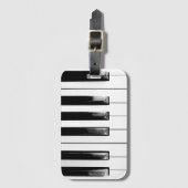 Old Piano Keys Bagagelabel (Voorkant (verticaal))