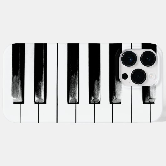 Old Piano Keys Funny Cool Case-Mate iPhone Case (Achterkant (horizontaal))